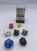 Nastalgia Opaque GM & Beginner Player Polyhedral 7 Die Set