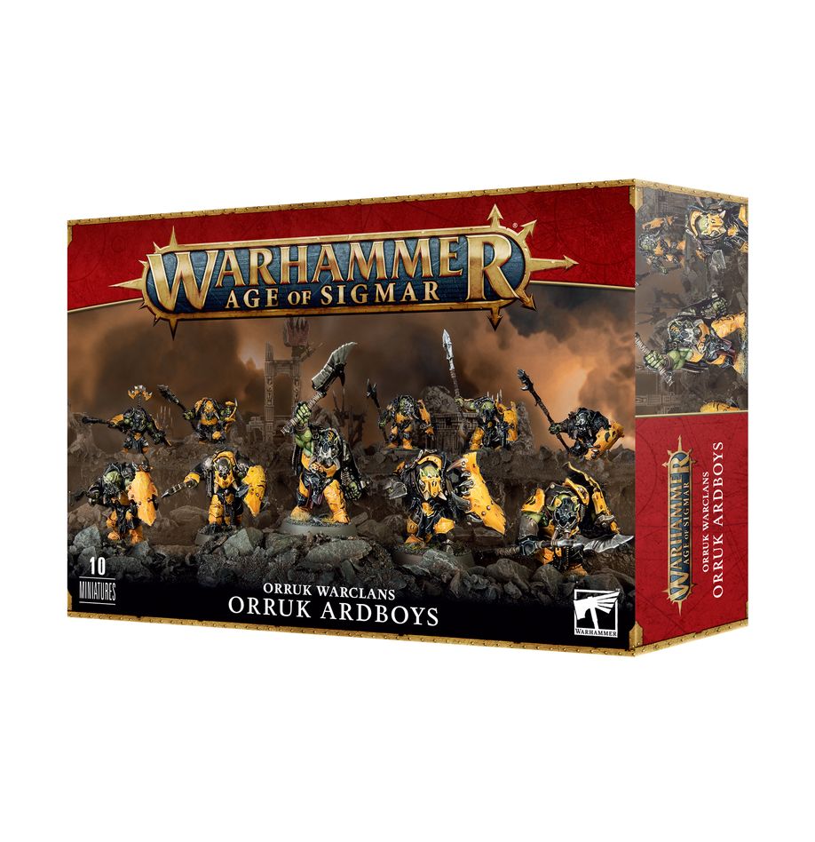 Warhammer Age of Sigmar Orruk Warclans-Orruk Ardboys
