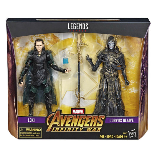 Marvel Legends Series Avengers: Infinity War Loki and Corvus Glaive 2-Pack