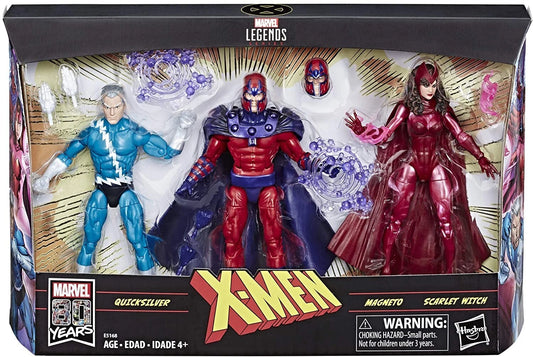 MARVEL LEGENDS Family Matters 3-Pack Magneto Quicksilver Scarlet Witch