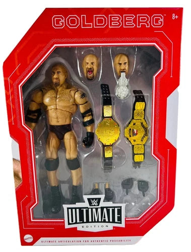 WWE Ultimate Edition Goldberg Wrestling Action Figure 6” WWF Mattel